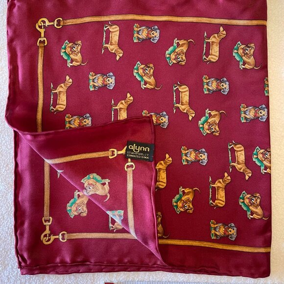 Vintage Oblong Silk Scarf - Picture 5 of 8